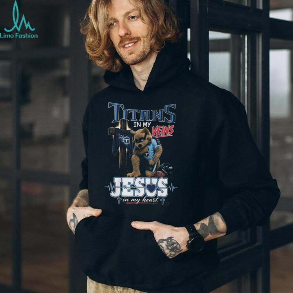 Tennessee Titans Mascot Cross Jesus In My Heart Shirt