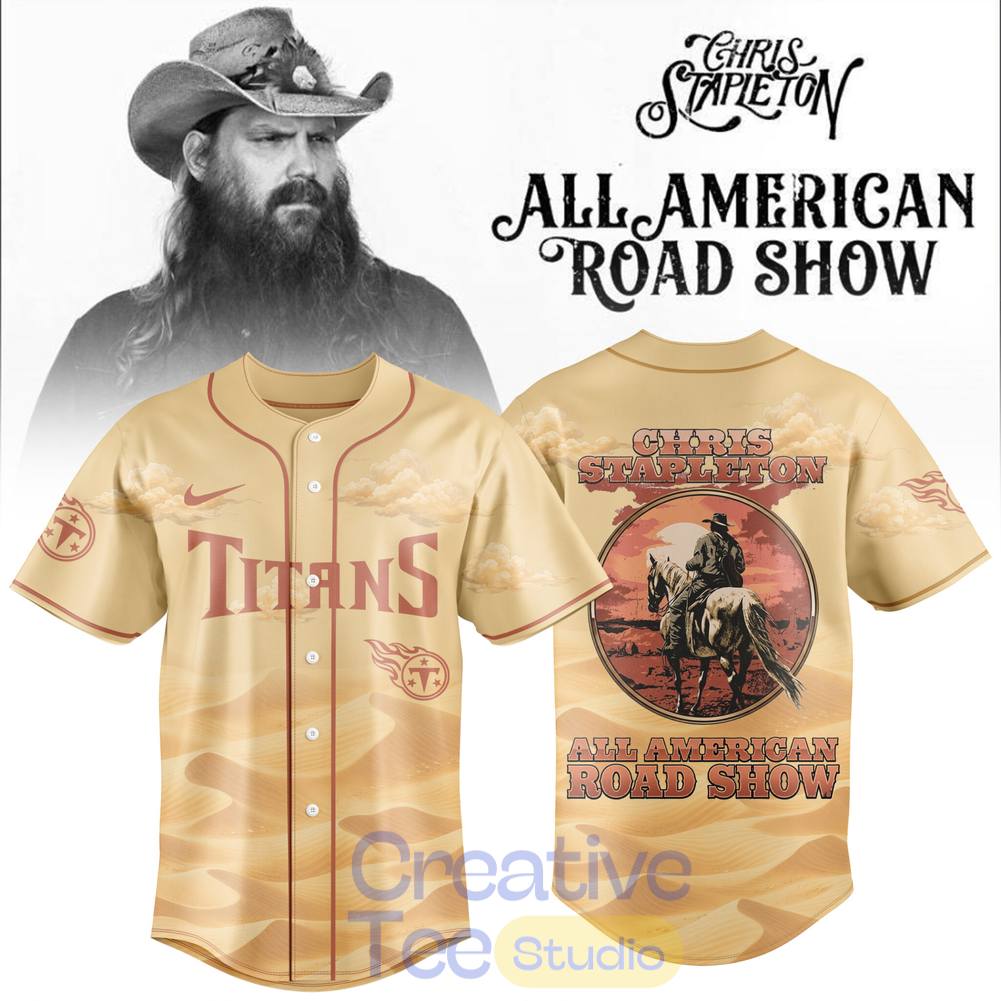 Tennessee Titans x Chris Stapleton All-American Road Show Baseball Jersey
