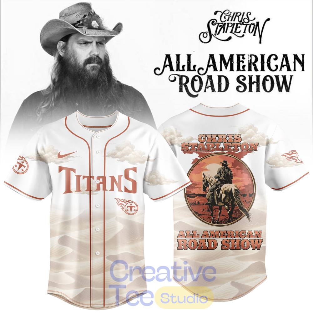 Tennessee Titans x Chris Stapleton All-American Road Show Baseball Jersey