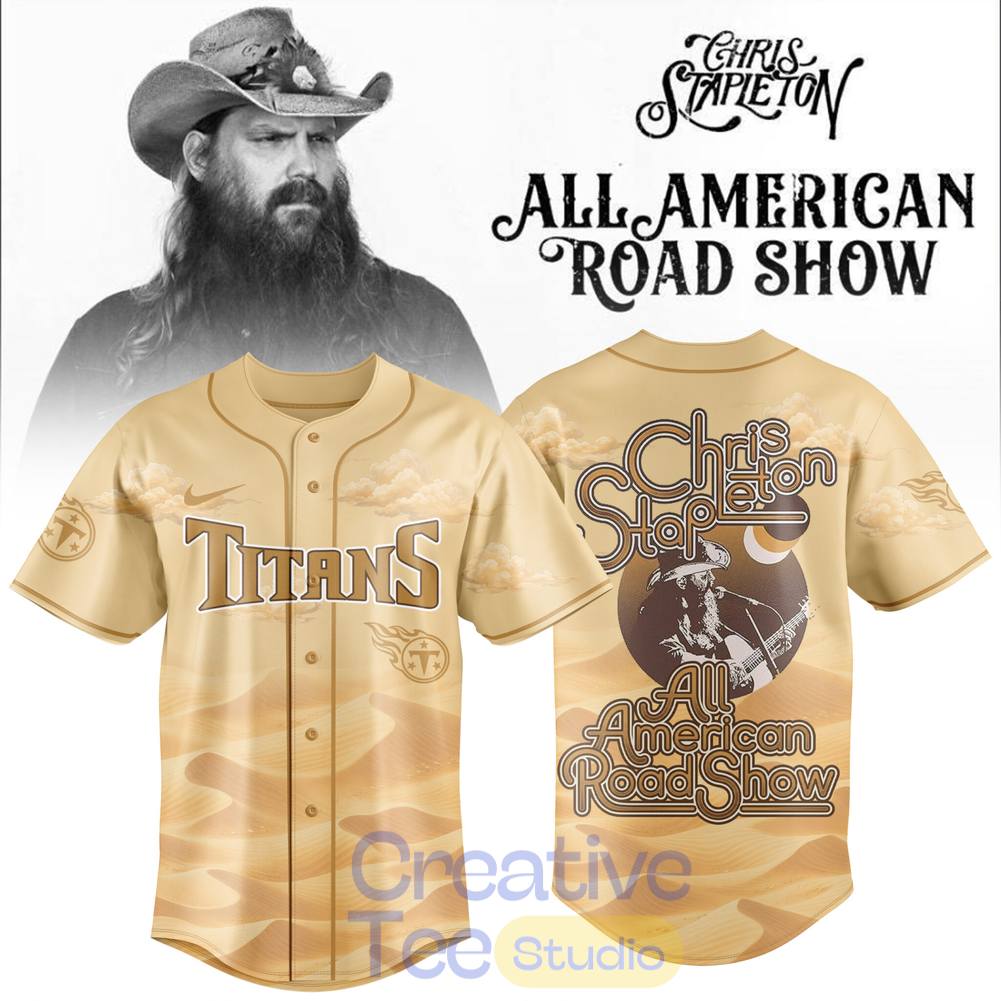 Tennessee Titans x Chris Stapleton All-American Road Show Baseball Jersey