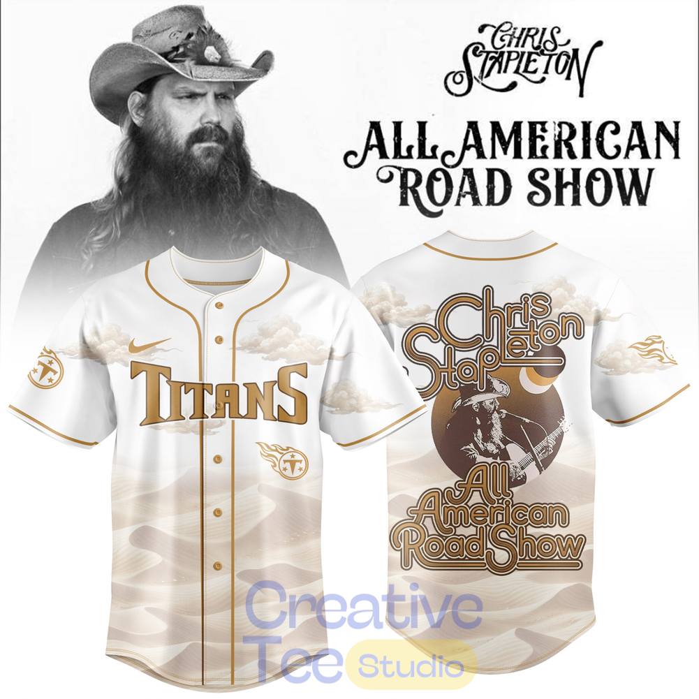 Tennessee Titans x Chris Stapleton All-American Road Show Baseball Jersey