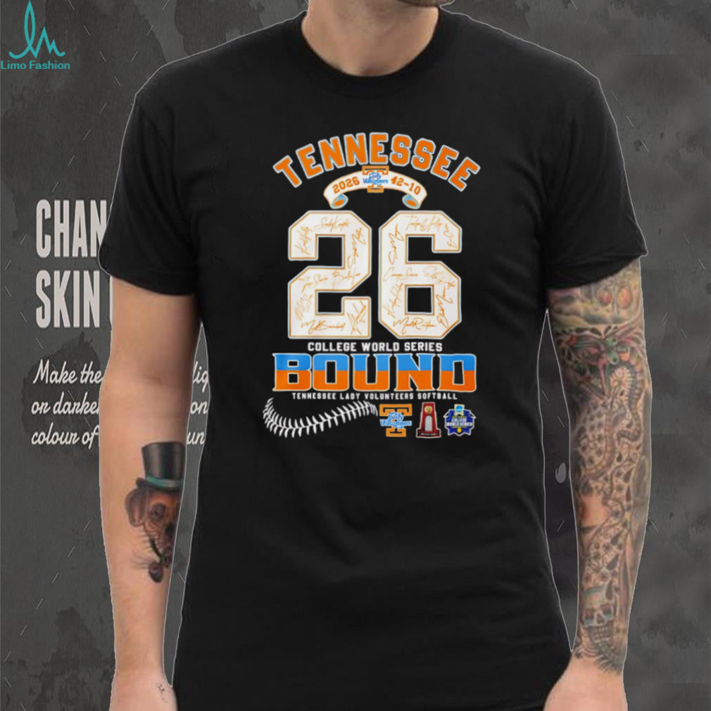 Tennessee VolunT Shirtrs Softball College World Series Bound Shirt