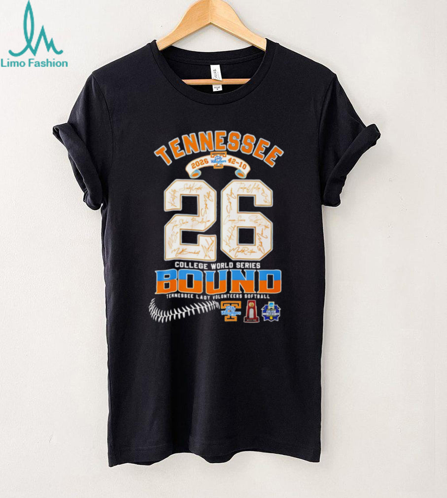 Tennessee VolunT Shirtrs Softball College World Series Bound Shirt