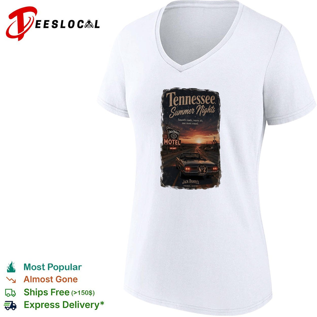 Tennessee summer nights Jack Daniel’s Motel smooth roads warm air shirt