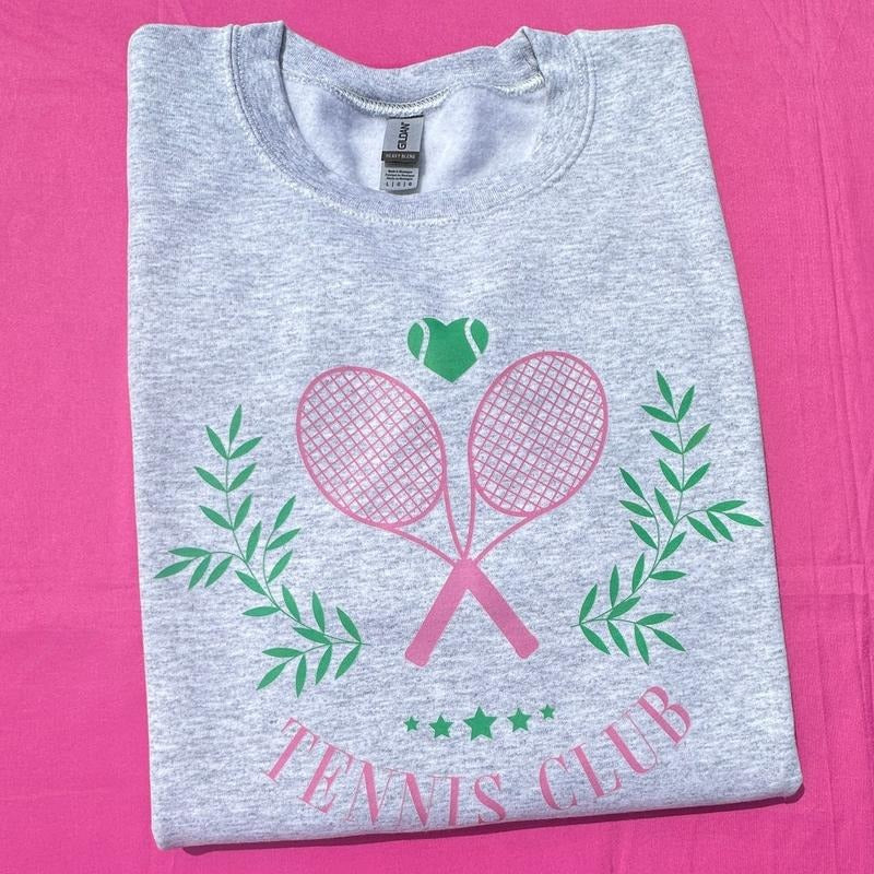 Tennis Social Club Sweatshirt T-Shirts, Hoodie | PodTeesHub.com