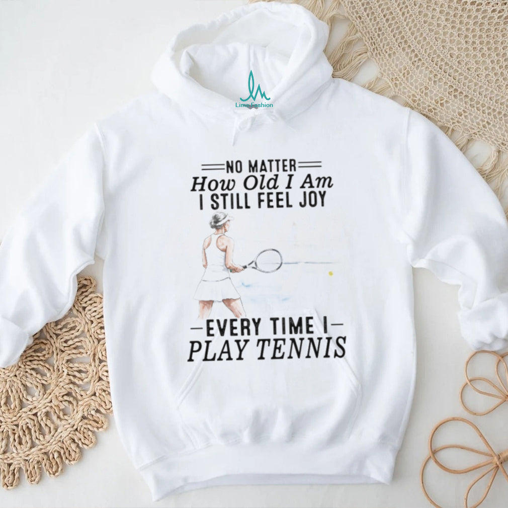 Tennis Woman Player Sport Joy Quote Athletic T Shirt