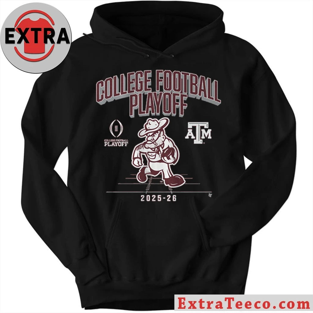 Texas A&amp;M Football 2025-26 College Football Playoff Mascot T-Shirt