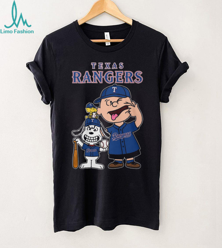 Texas Rangers Mascot Baseball Cartoon Fan Shirt