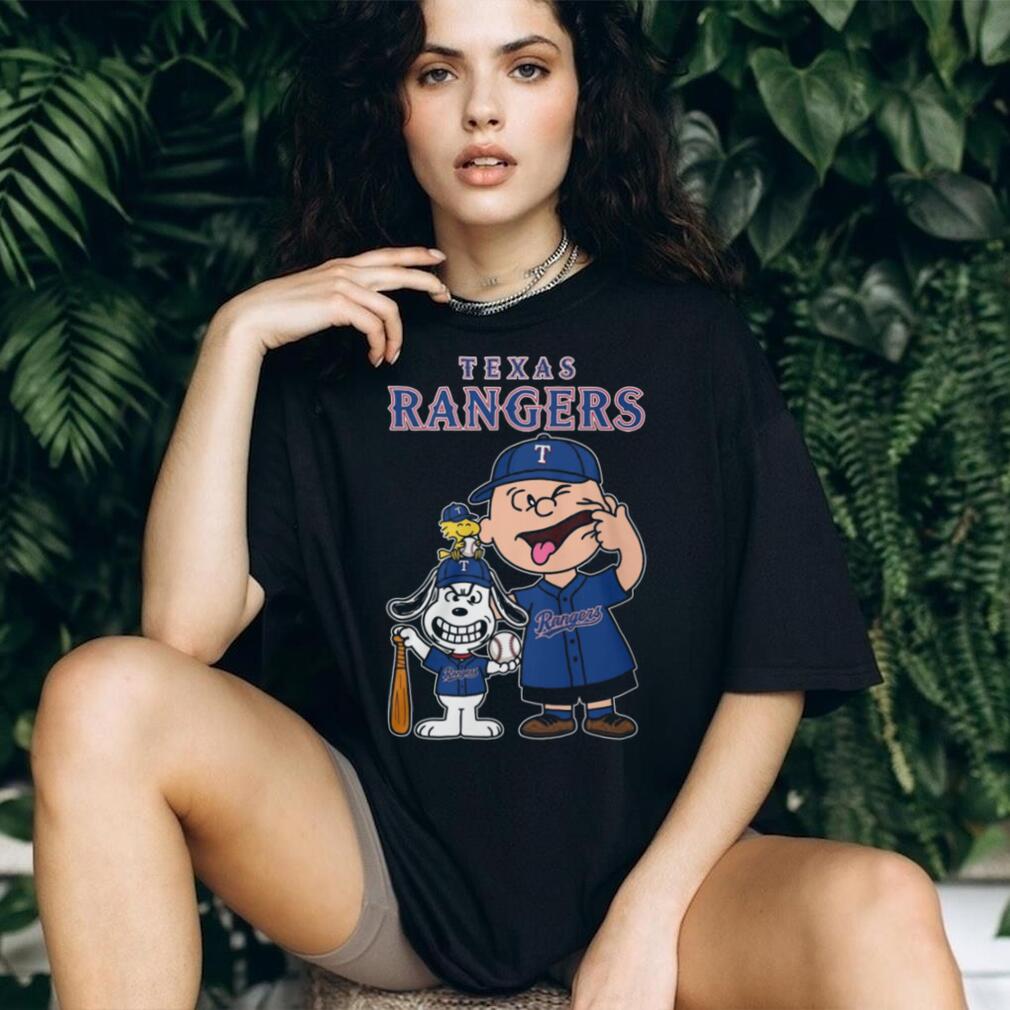 Texas Rangers Mascot Baseball Cartoon Fan Shirt