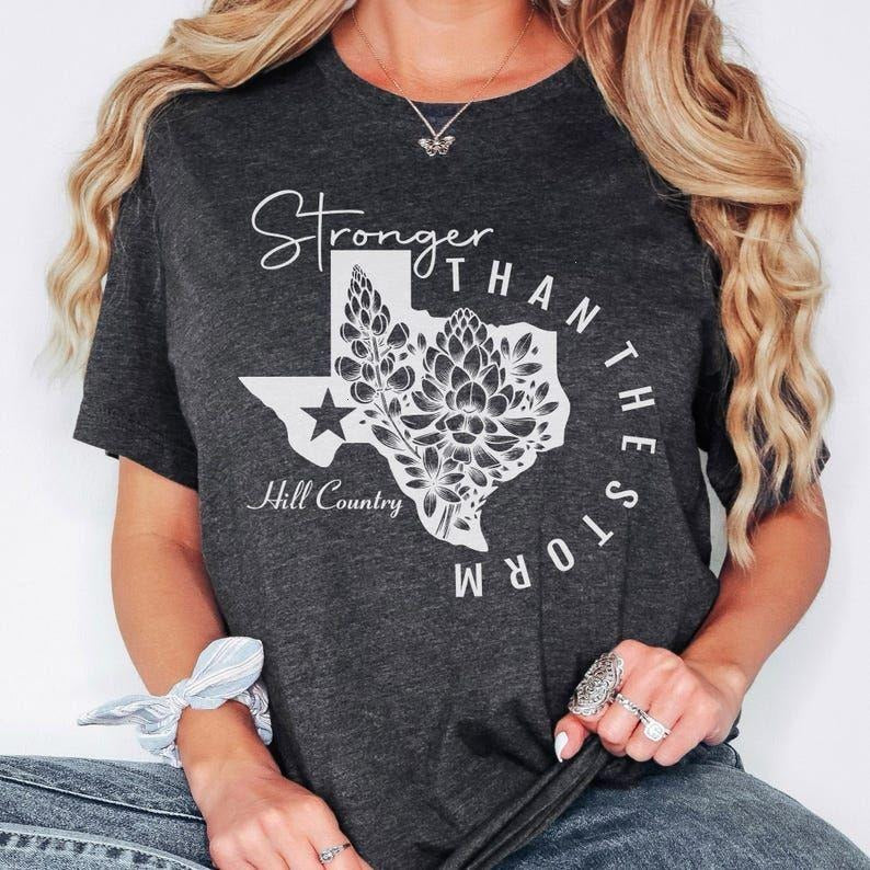 Texas Strong Flood Disaster Relief T-Shirt, Hill Country Flooding Survivor sweatshirt, Rescuer Support Shirt, Guadalupe...