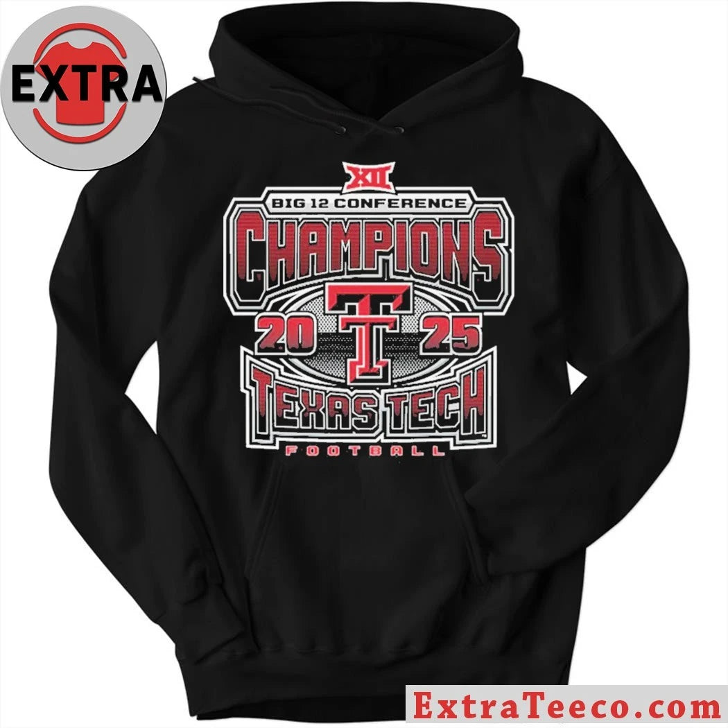 Texas Tech Football Big 12 Conference Champions Logo 2025 Shirt