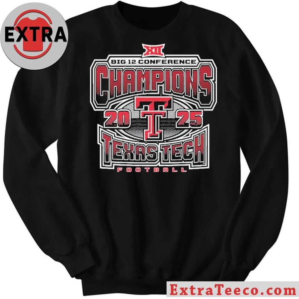 Texas Tech Football Big 12 Conference Champions Logo 2025 Shirt