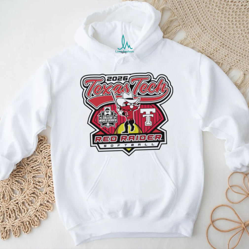 Texas Tech Red Raider Softball 2026 College World Series Logo T Shirt