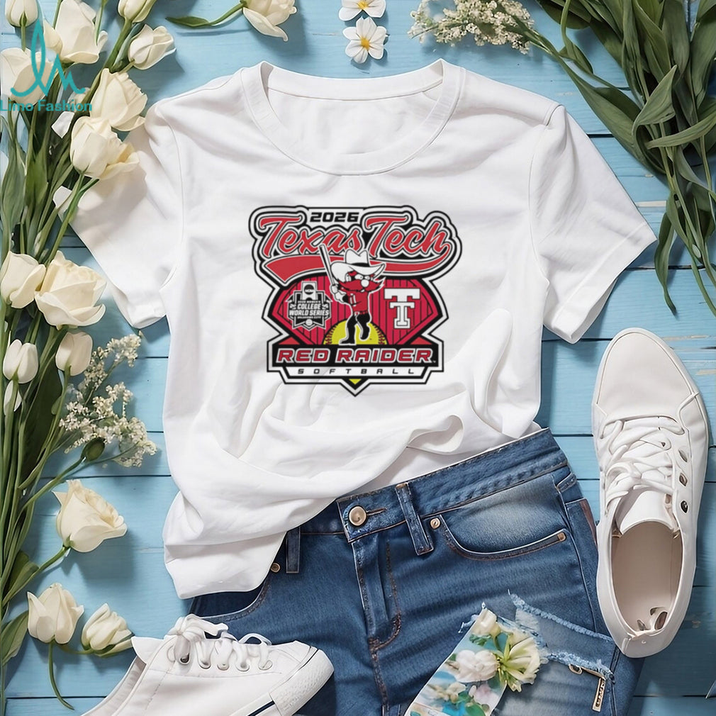 Texas Tech Red Raider Softball 2026 College World Series Logo T Shirt