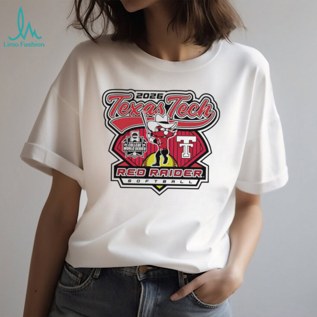 Texas Tech Red Raider Softball 2026 College World Series Logo T Shirt