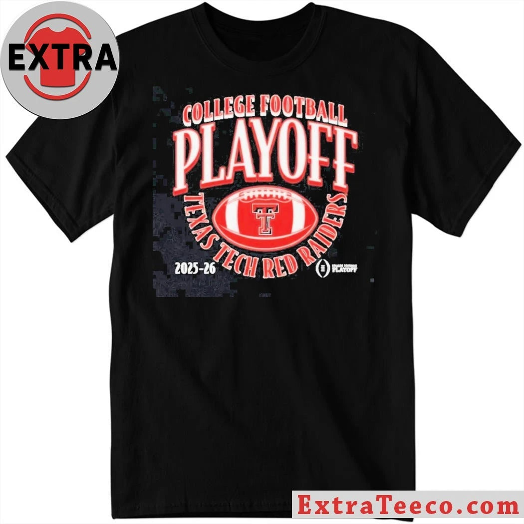 Texas Tech Red Raiders 2025-26 College Football Playoff Curve Celebrating Red Raiders’ Advancement to the College Football Playoff Shirt