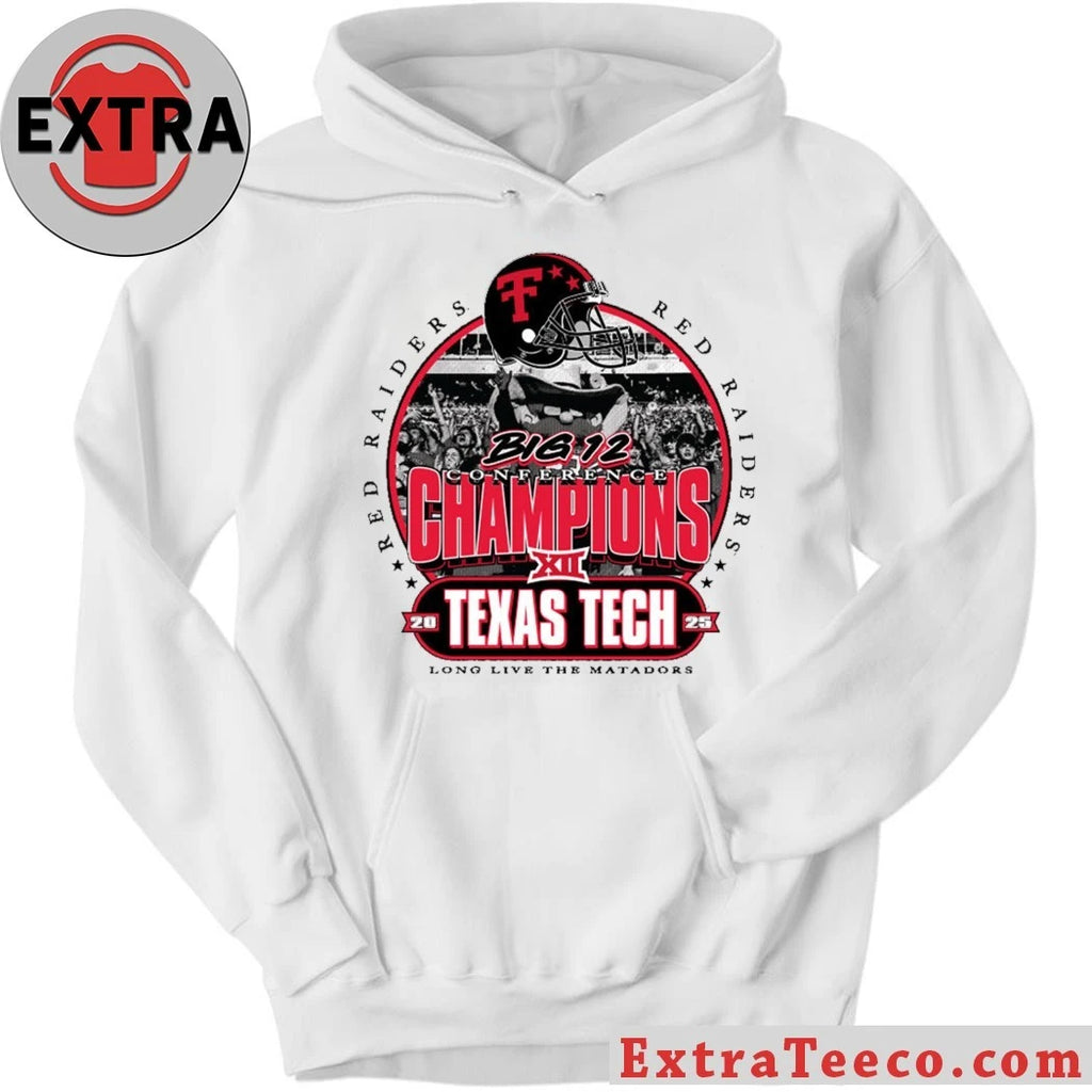 Texas Tech Red Raiders 2025 Big 12 Football Champions, celebrating the team’s first Big 12 Conference football championship Shirt