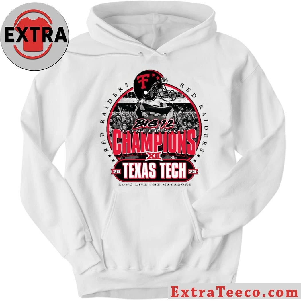 Texas Tech Red Raiders 2025 Big 12 Football Champions, celebrating the team’s first Big 12 Conference football championship Shirt