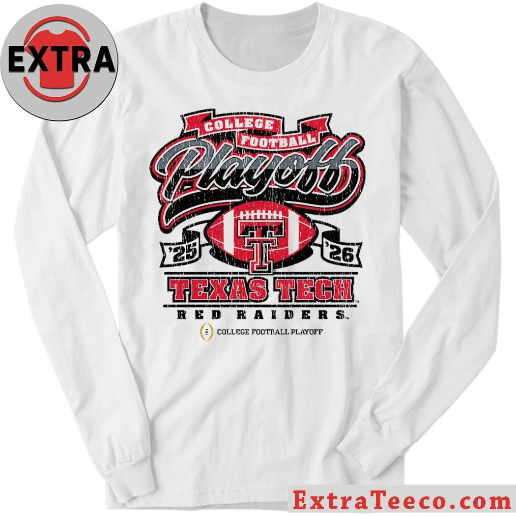 Texas Tech Red Raiders College Football Playoff The Texas Tech Red Raiders won the 2025 Big 12 Championship and advanced to the College Football Playoff Shirt