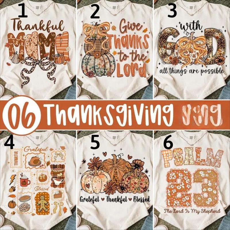 Thanksgiving Shirt, Thanksgiving Bundle, Thankful Gift, Christian Thanksgiving, Turkey, Thanksgiving Pumpkin, Psalm...