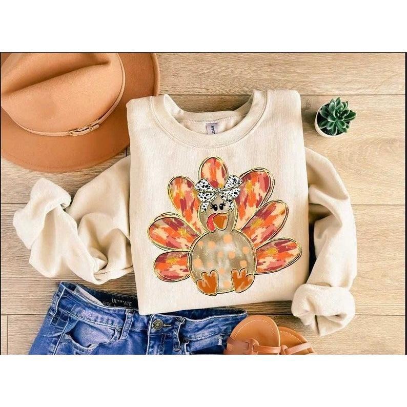 Thanksgiving Turkey Sweatshirt, Turkey hoodie, Family Sweatshirt, Thanksgiving Shirt, Fall Sweatshirt, Women Thanksgiving