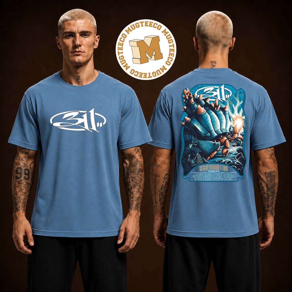 The 311 Band Summer 2026 So Glad You Made It Tour Two Sided Unisex T Shirt