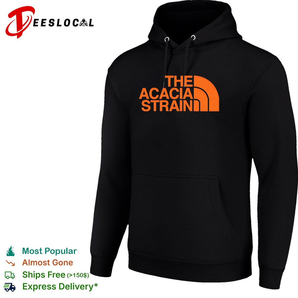 The Acacia Strain North Face parody shirt