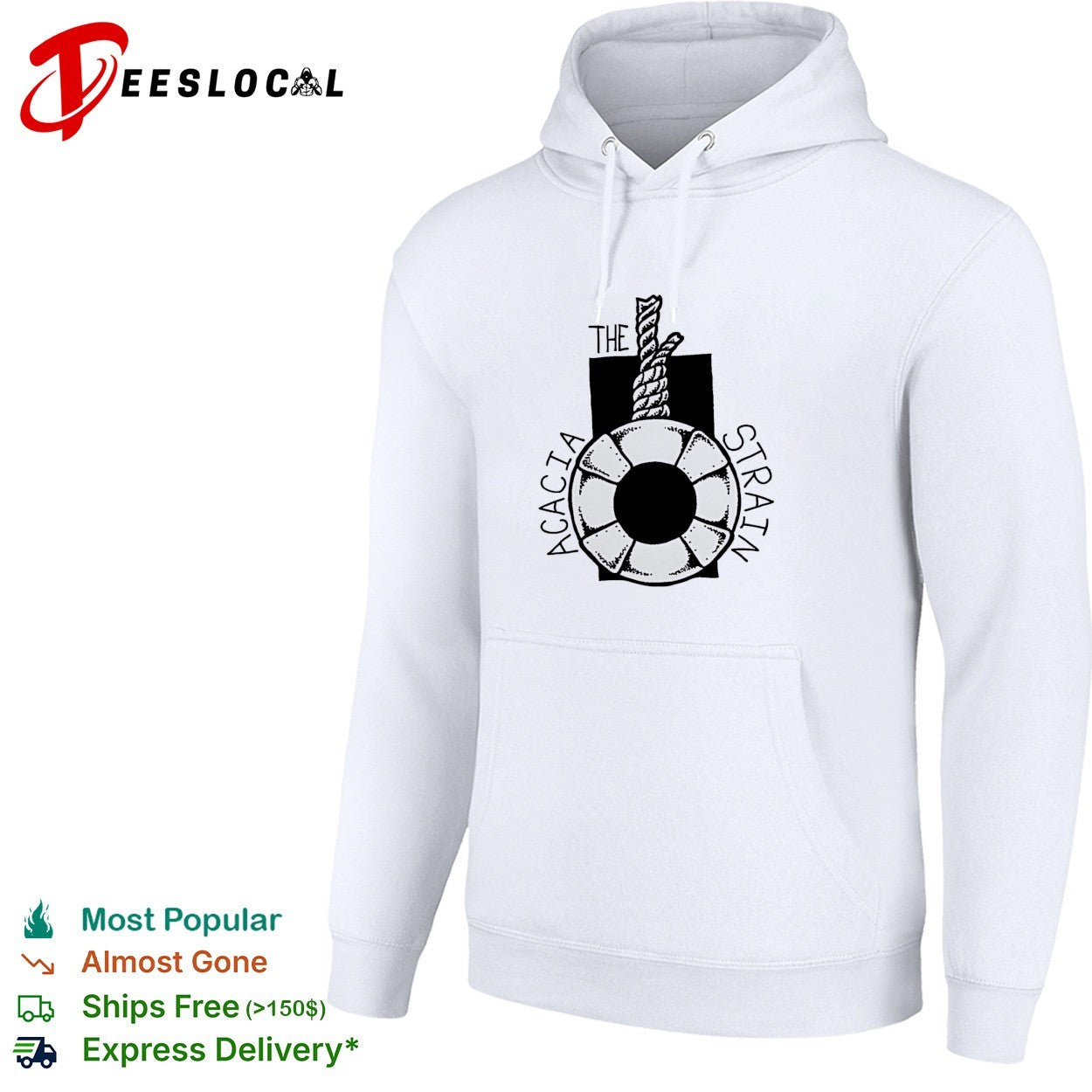 The Acacia Strain life preserver ring rope shirt