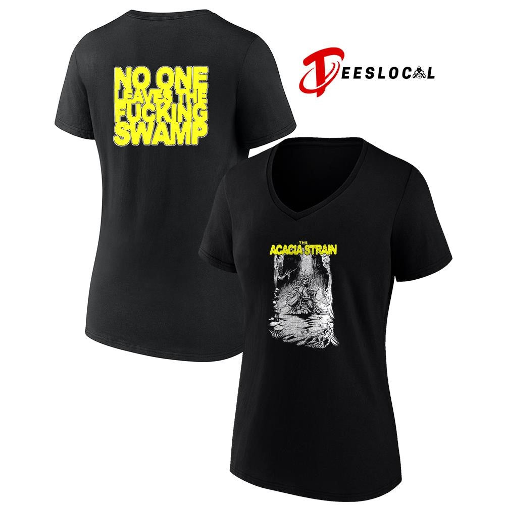 The Acacia Strain no one leaves the fucking swamp graphic shirt