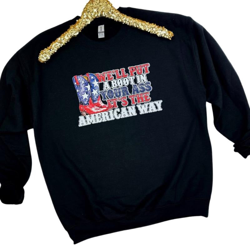 The American Way Sweatshirt T-Shirts, Hoodie | PodTeesHub.com