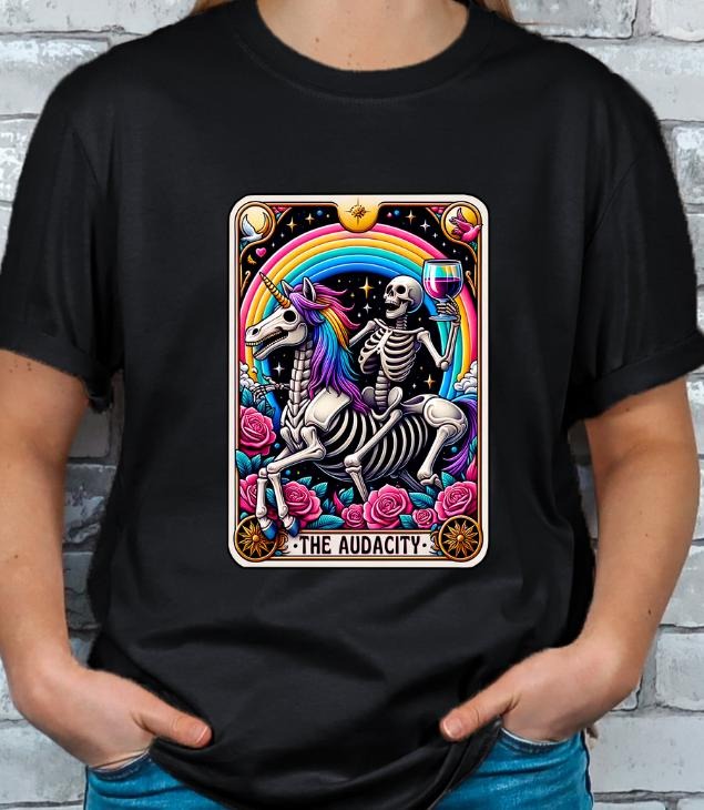 The Audacity Tarot Card T-shirt Hoodie, Sweatshirt | PodTeesHub.com