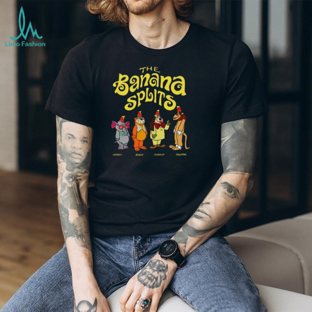 The Banana Splits Character Names Vintage Mascot T Shirt
