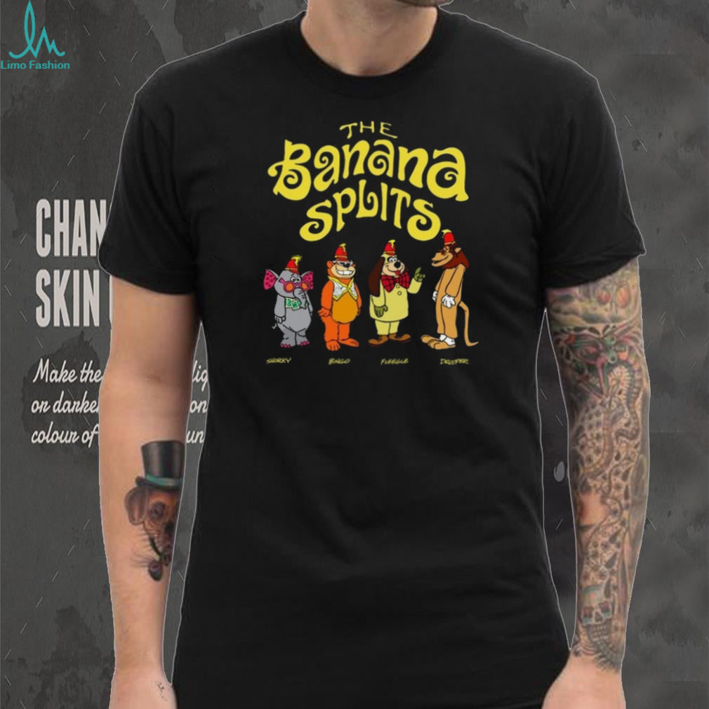 The Banana Splits Character Names Vintage Mascot T Shirt
