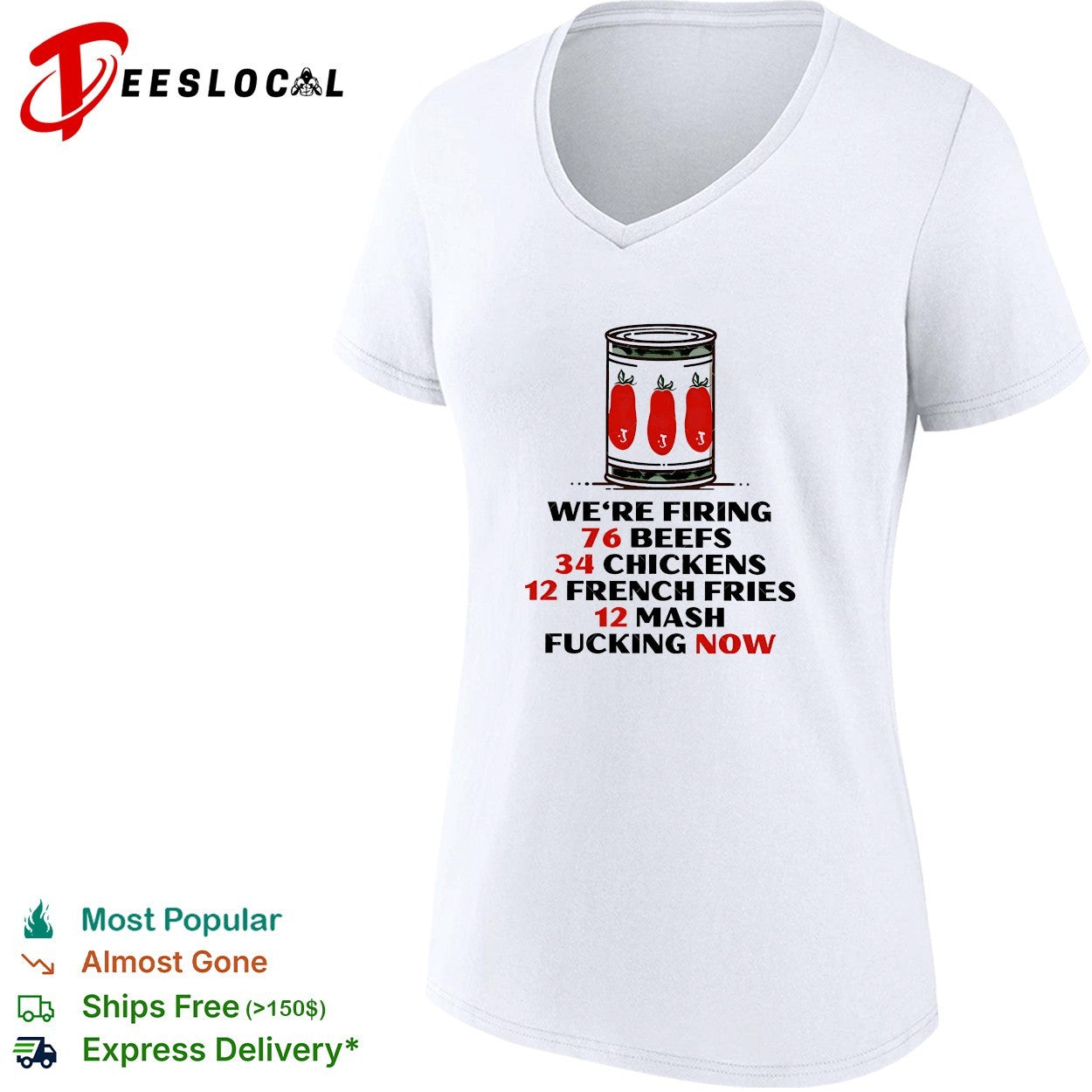 The Bear we’re firing 76 beefs 34 chickens 12 french fries 12 mash fucking now shirt