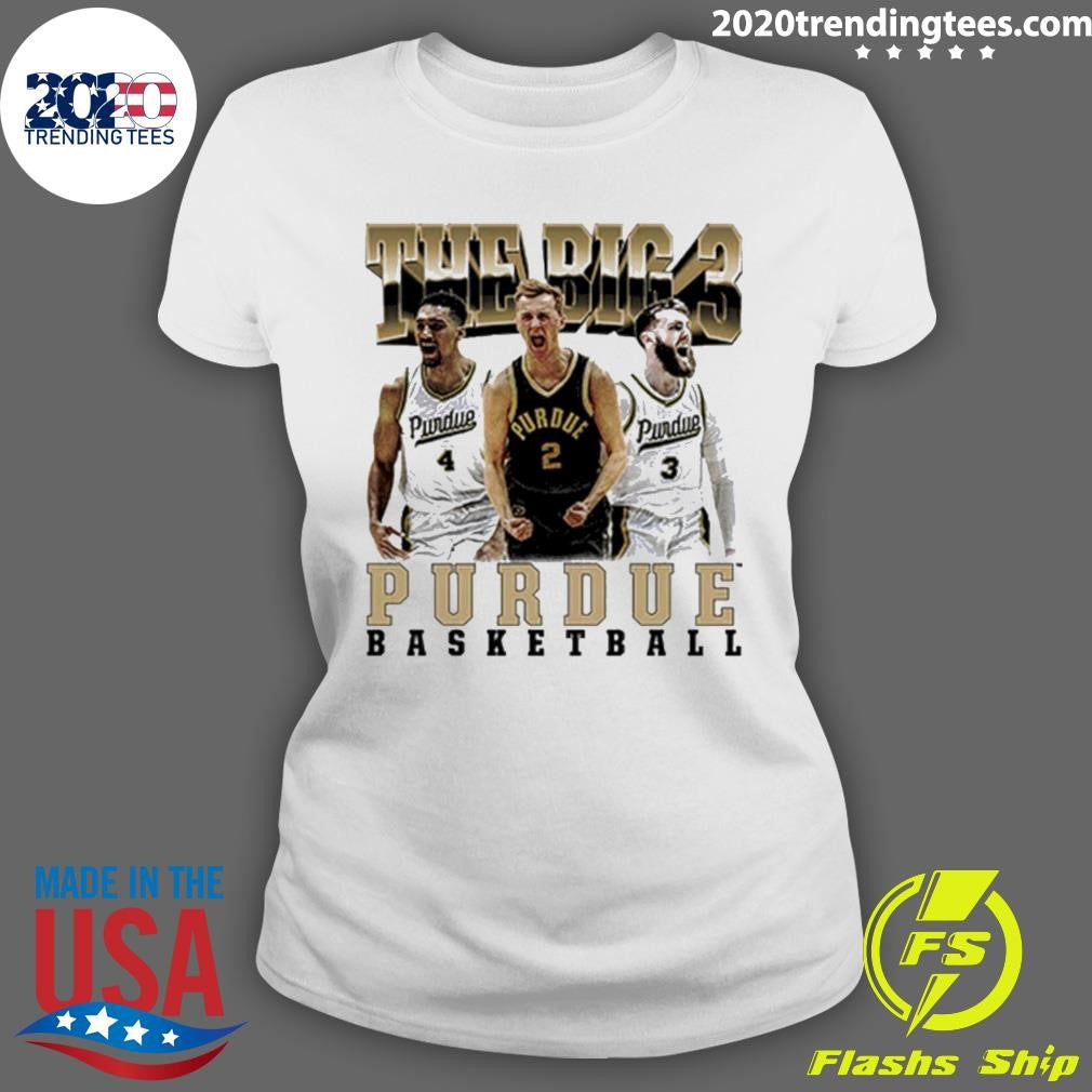 The Big 3 Purdue Men’s Basketball Team Collage Premium Shirt