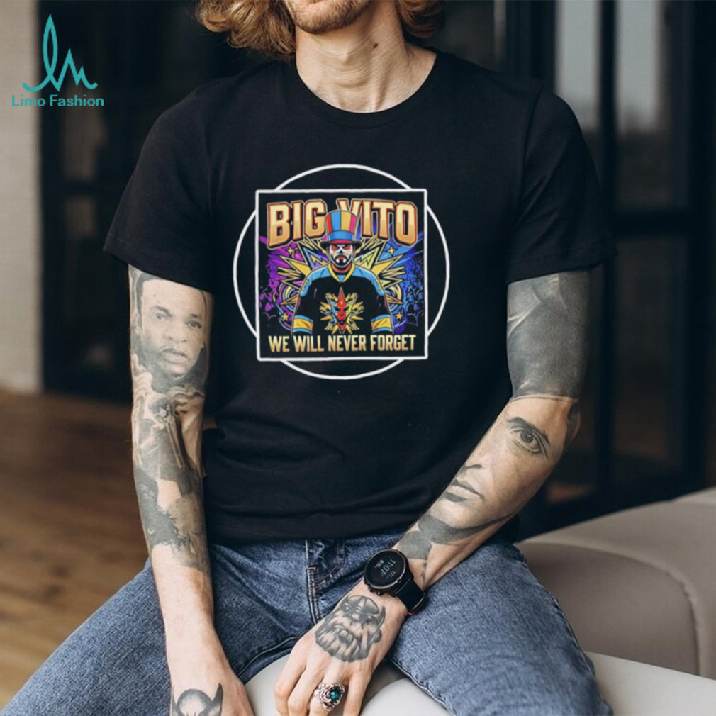 The Big Vito Brand we will never forget illustration shirt