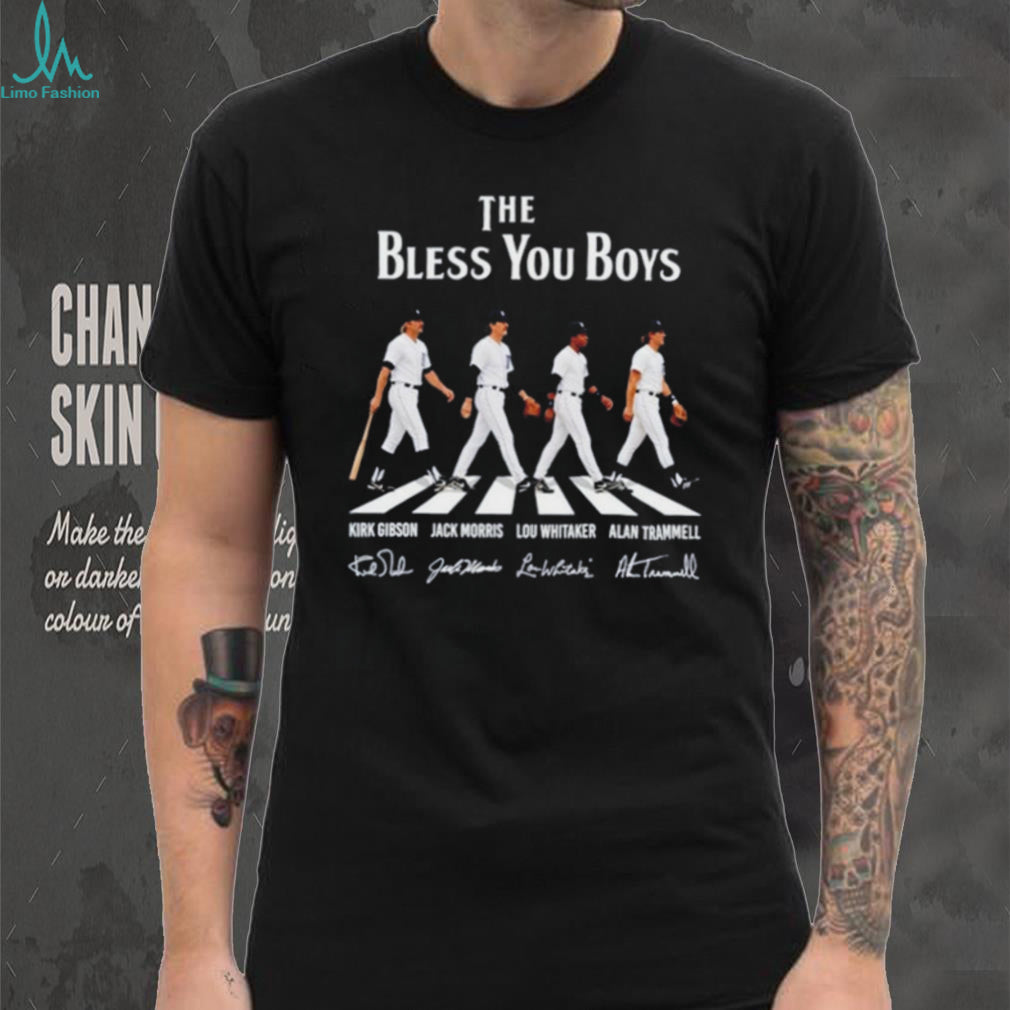 The Bless You Boys Kirk Gibson Jack Morris Lou Whitaker Alan Trammell Signature shirt