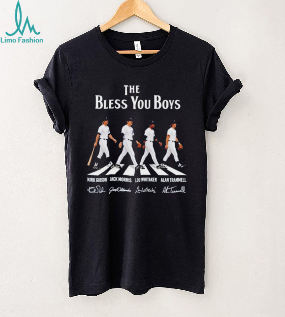 The Bless You Boys Kirk Gibson Jack Morris Lou Whitaker Alan Trammell Signature shirt