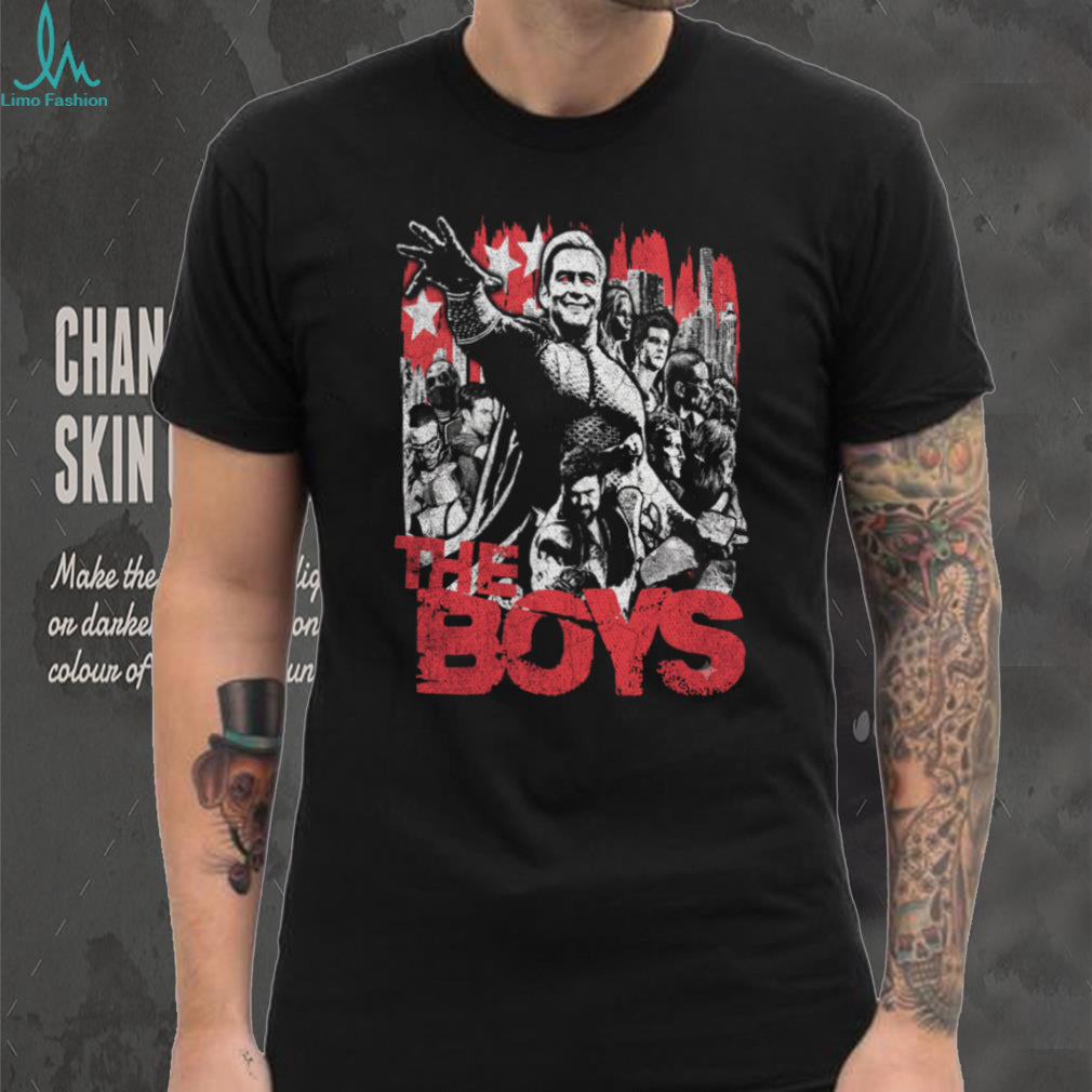 The Boys Homelander Patriotic Gritty TV Show T Shirt