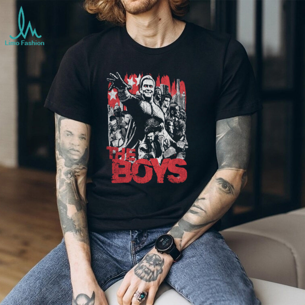 The Boys Homelander Patriotic Gritty TV Show T Shirt