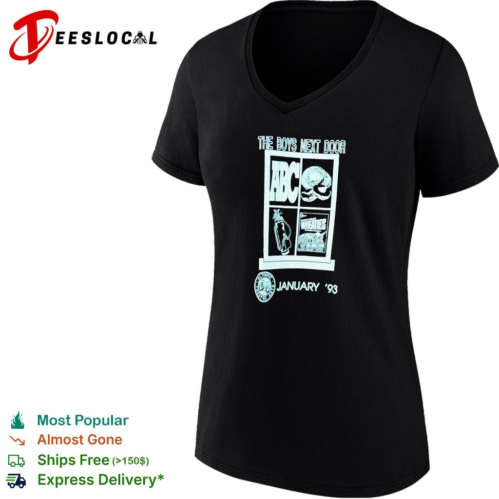 The Boys Next Door ABC Wheaties Olympic Theatre Arts January 93 window golf shirt