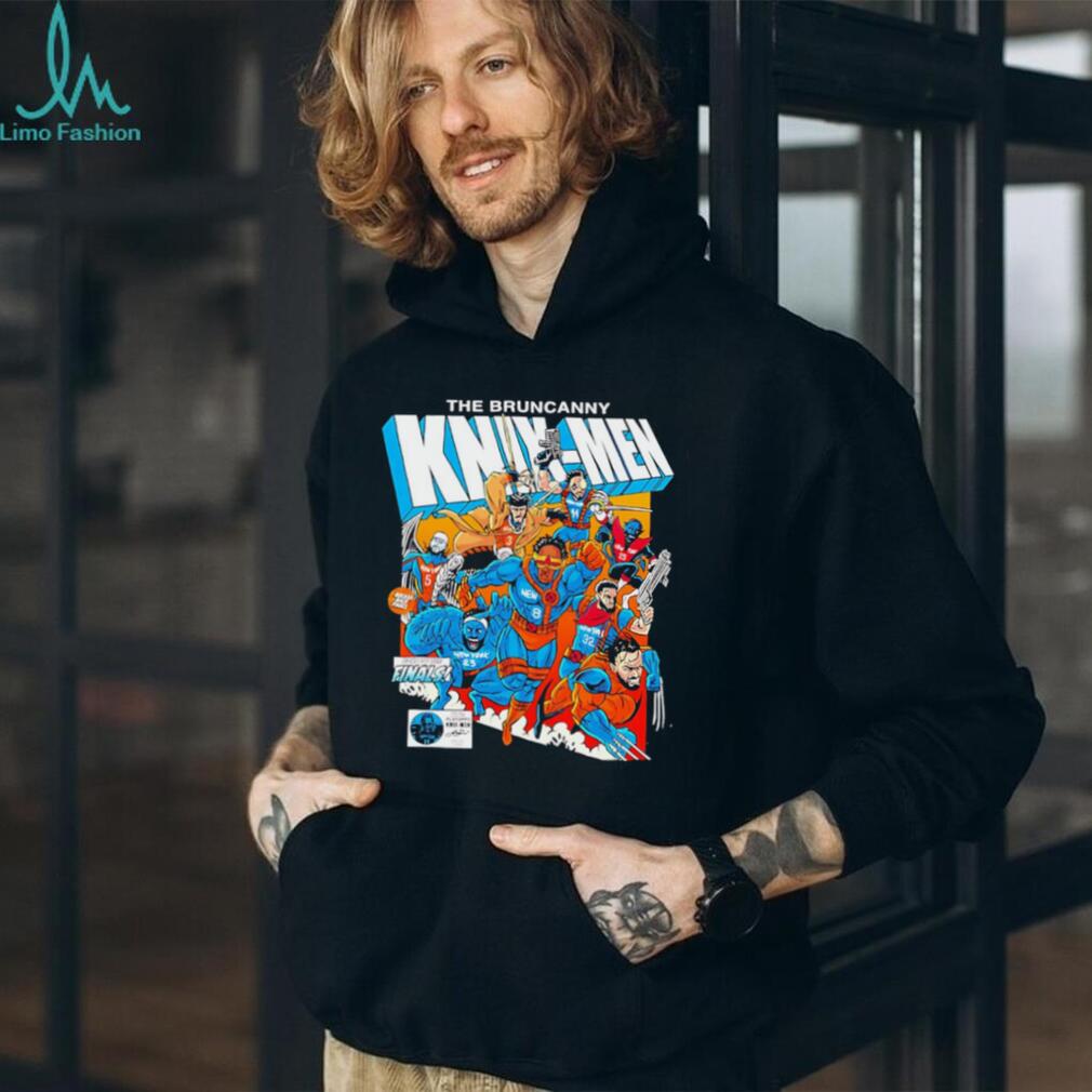 The Bruncanny Knyx Men New York Basketball Comic Book Style T Shirt