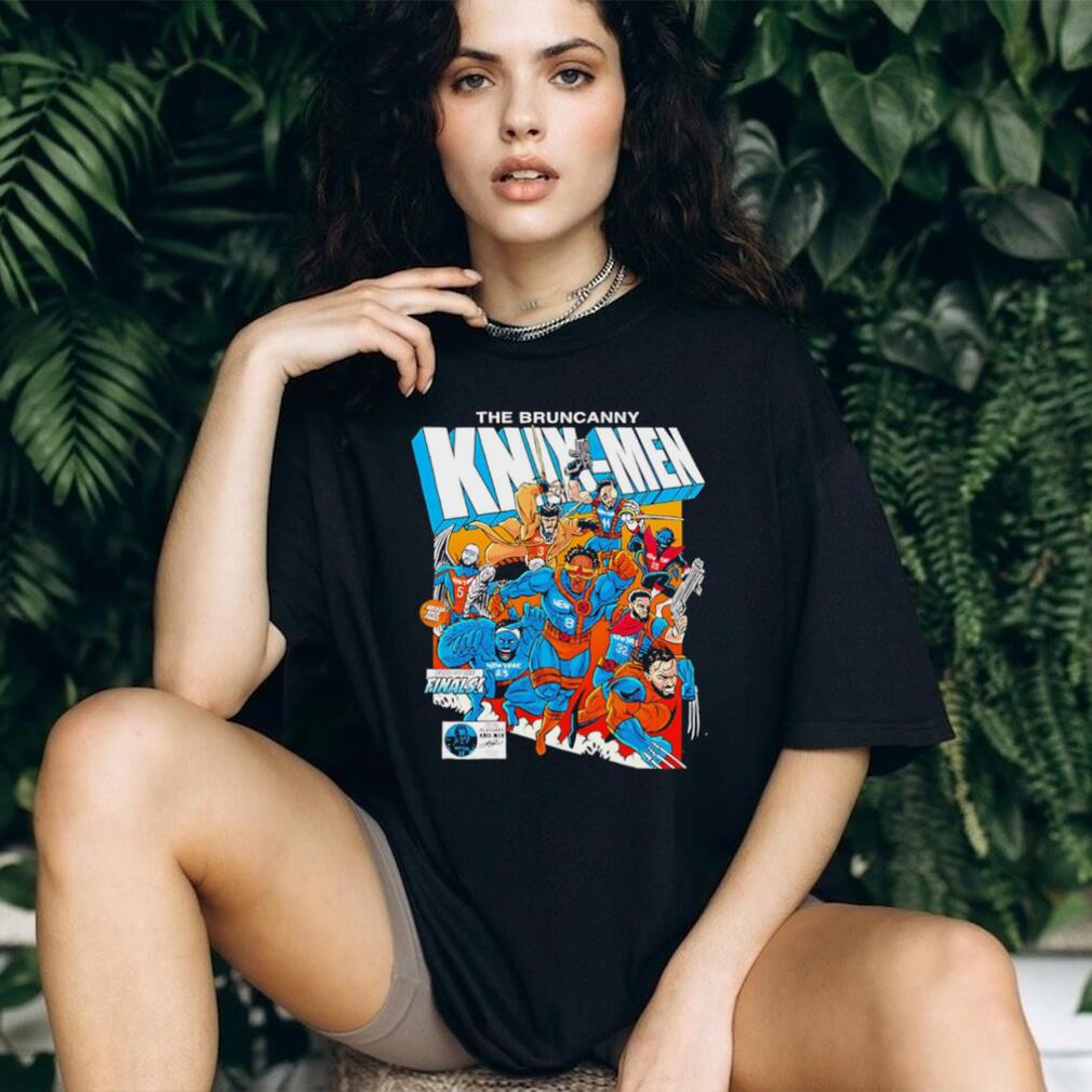 The Bruncanny Knyx Men New York Basketball Comic Book Style T Shirt