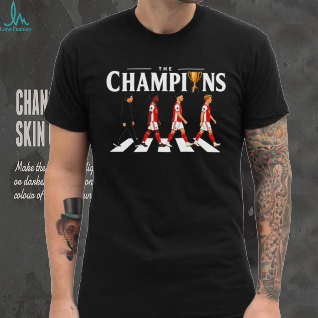 The Champions Football Team Abbey Road Style T Shirt