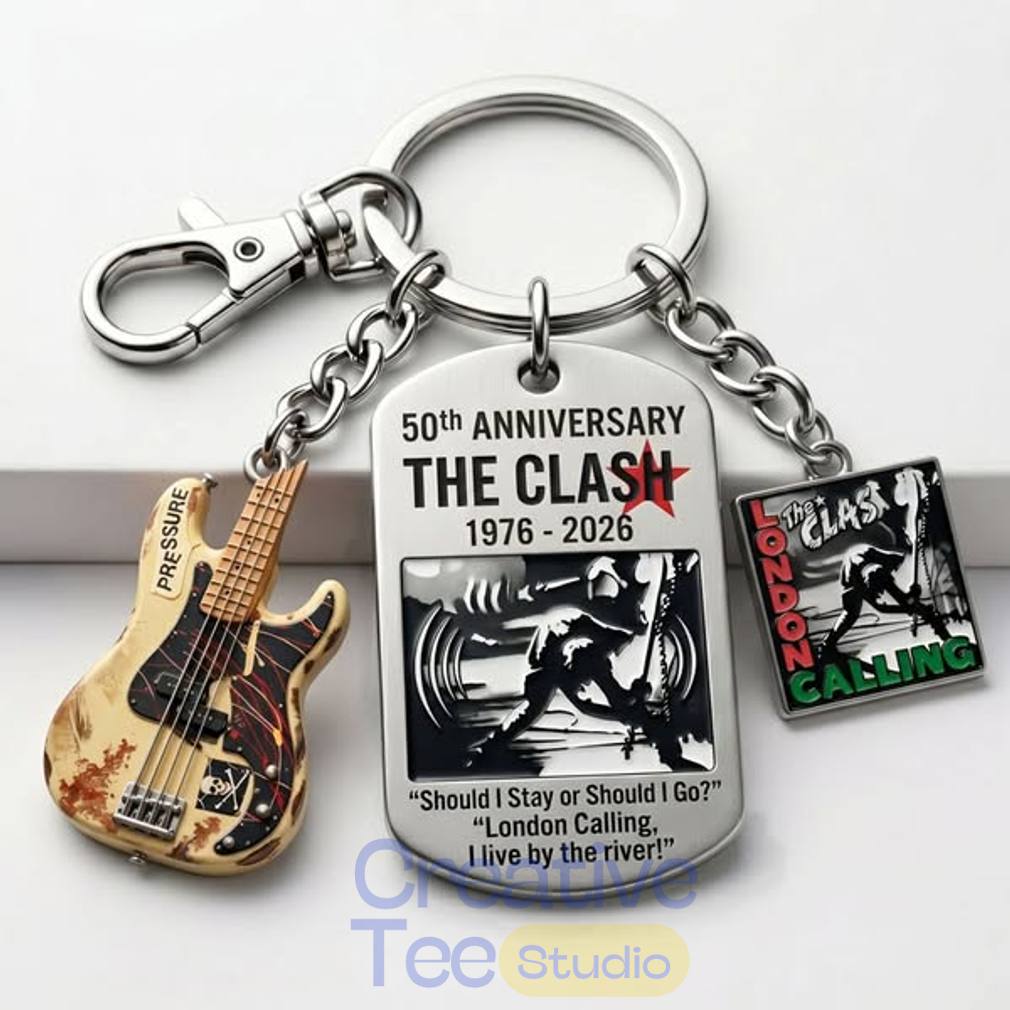 The Clash 50th Anniversary Collector’s Keychain