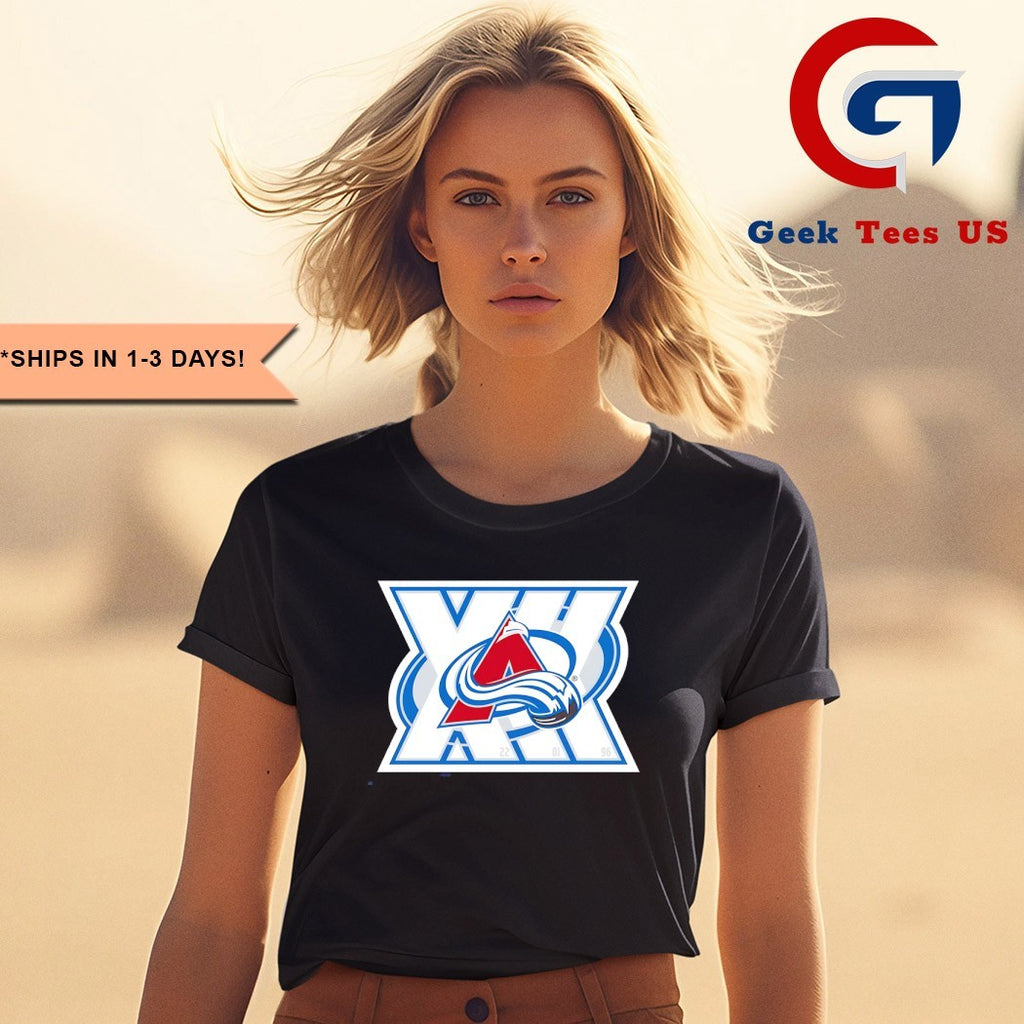 The Colorado Avalanche released their 30th anniversary logo shirt