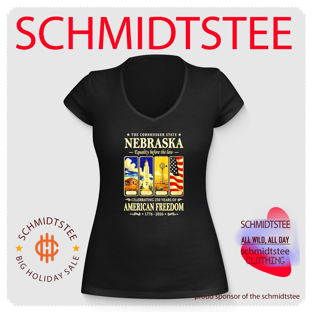 The Cornhusker State Nebraska Celebrating 250 Years Of American Freedom Shirt