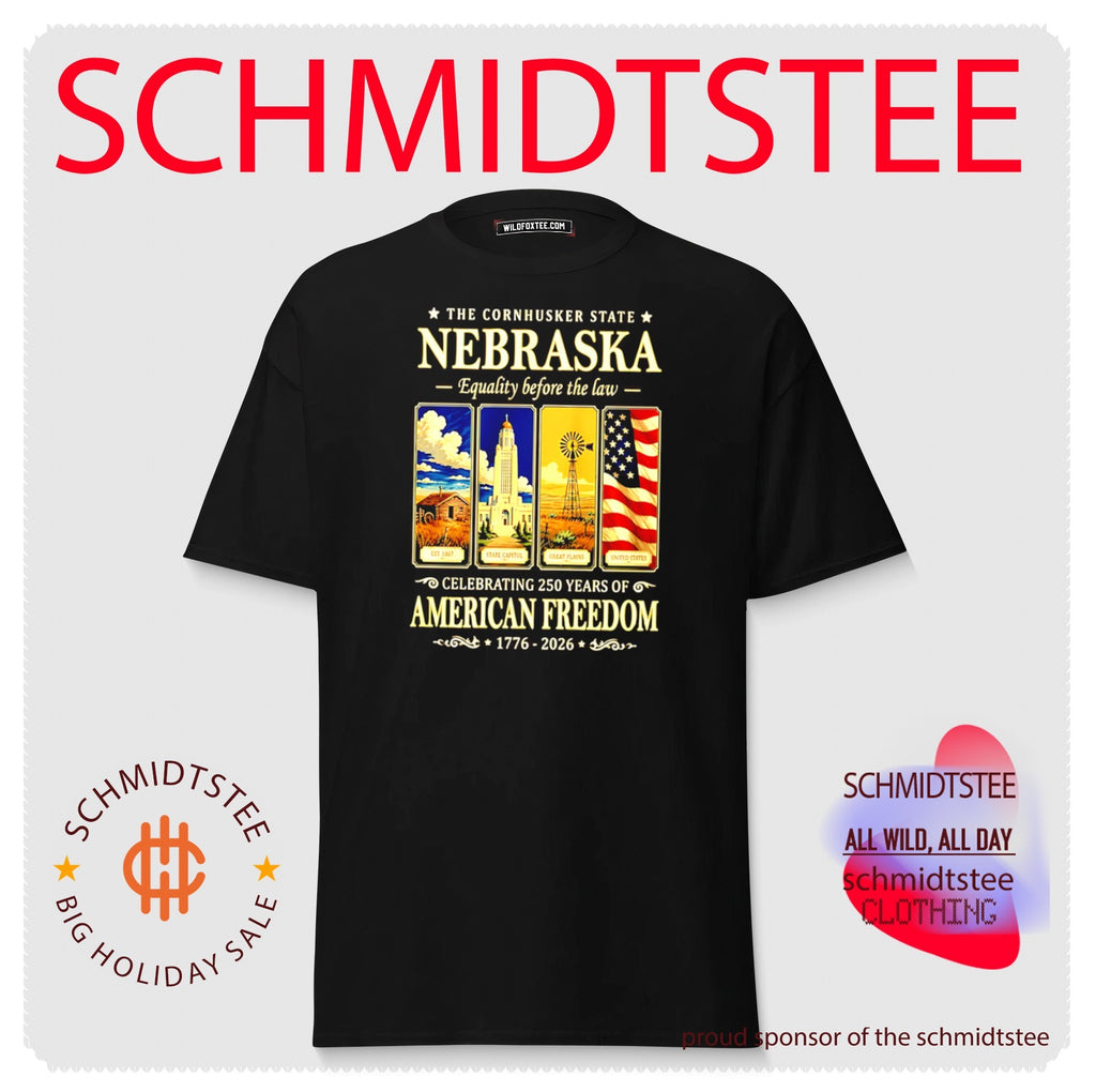 The Cornhusker State Nebraska Celebrating 250 Years Of American Freedom Shirt