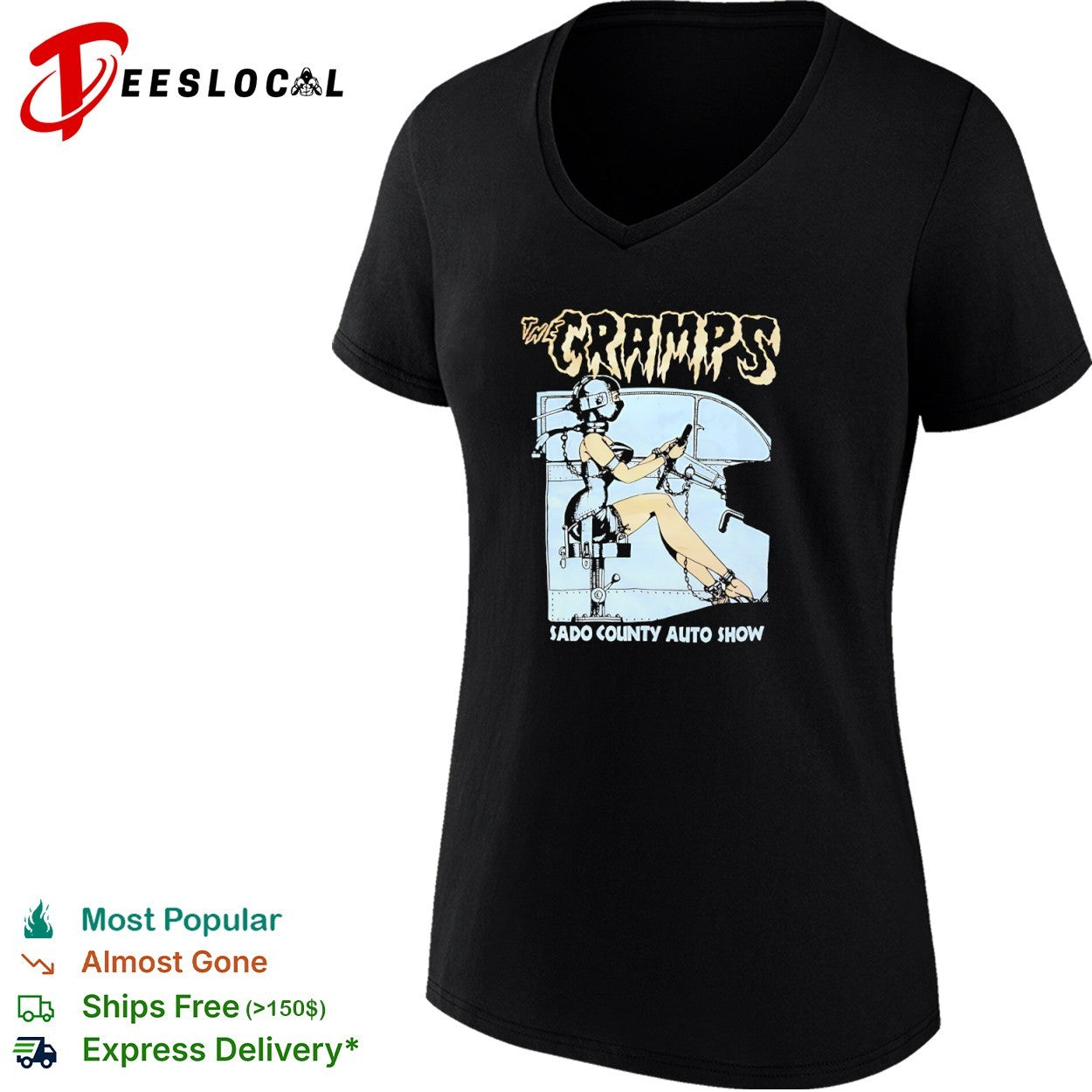 The Cramps Sado County Auto Show shirt