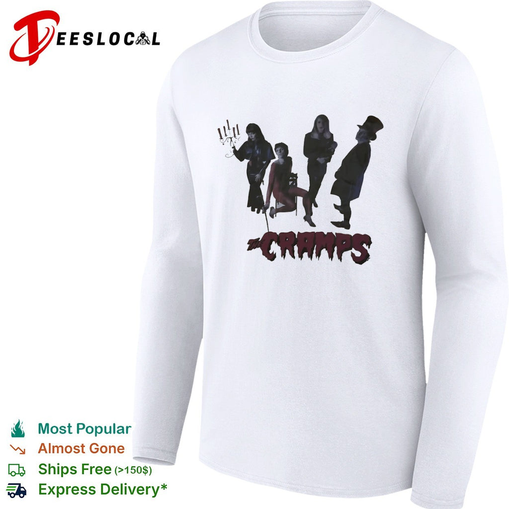 The Cramps band group gothic candles shirt